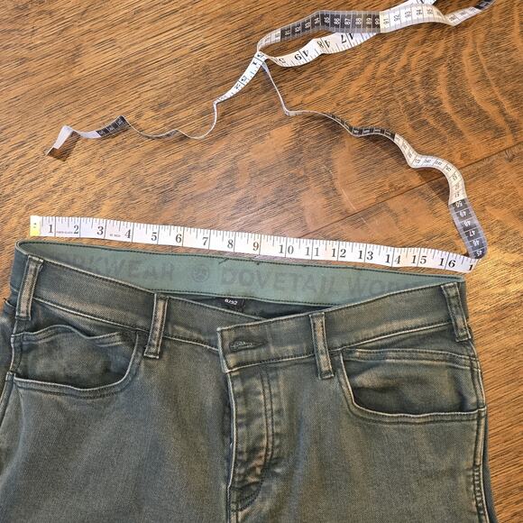 Dovetail Workwear Britt Utility Pants Women’s 8 Moss Green Double Knee Carpenter - Picture 8 of 13